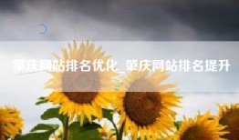 肇庆网站排名优化_肇庆网站排名提升