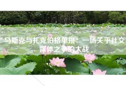 马斯克与扎克伯格单挑：一场关乎社交媒体之争的大战