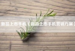 新品上市手机（新品上市手机营销方案）