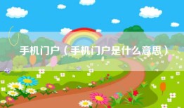 手机门户（手机门户是什么意思）