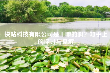 快站科技有限公司是干嘛的啊？知乎上的探讨与见解